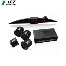 Car Parktronic parking sensors Auto Reverse Backup car detector System + LED Display + 4 Sensors de estacionamento