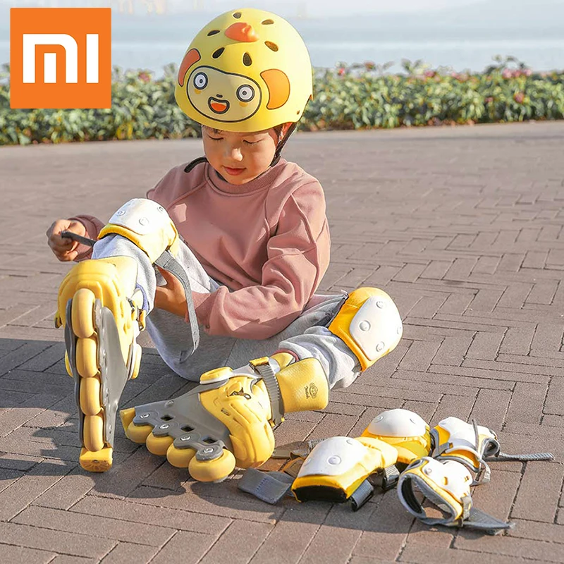 Xiaomi Детский защитный комплект передач наколенники для велосипеда скейтборд