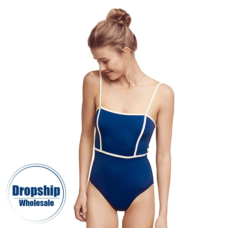 

2019 Classic One Piece Swimsuit Push up Monikini Women SEXY Retro Summer Beach Swimwear Female Solid For Swimming Body Suit
