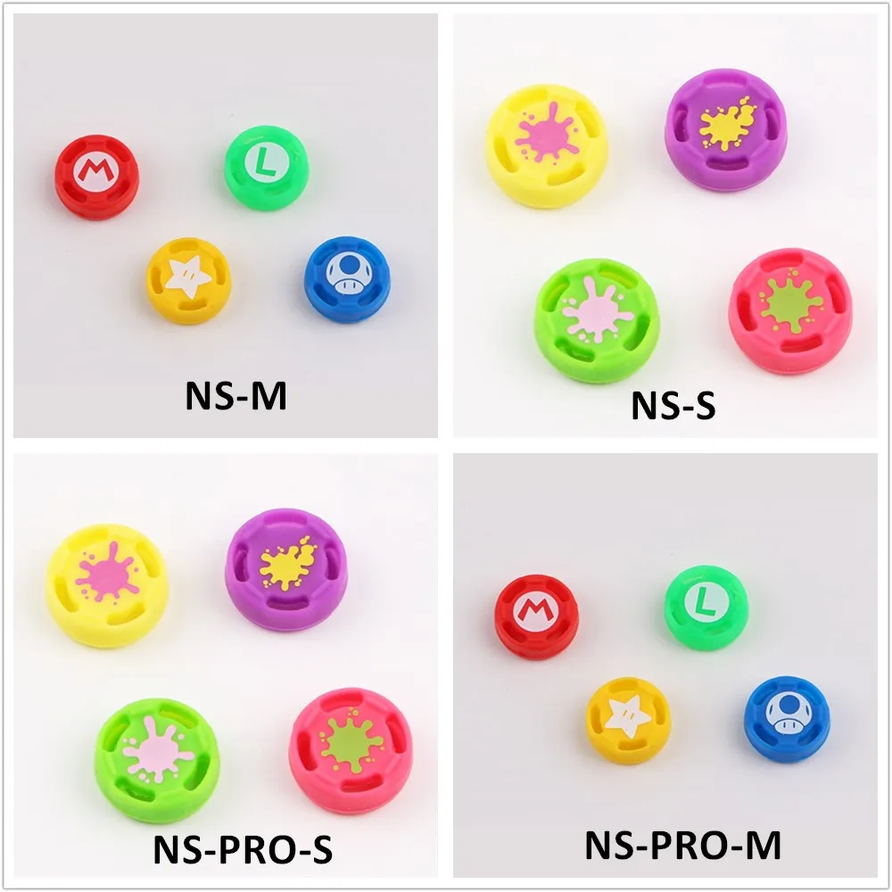 4 шт./лот для контроллера NS NAND Switch Joy con splotoon 2 3D Аналоговый джойстик крышка