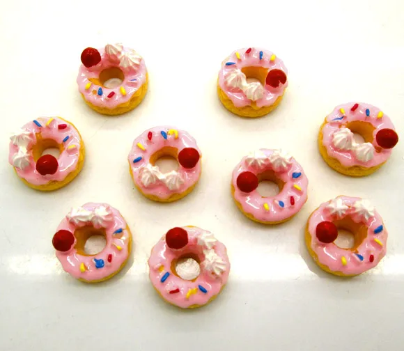 

20Pcs Colorful Cakes Resin Decoration Crafts Flatback Cabochon Scrapbooking Fit Phone Embellishments Beads Diy Accessories