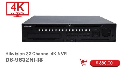 Hikvision H.265 4K NVR 16CH DS-7616NI-I2/16 P Профессиональный POE NVR для системы видеонаблюдения, HDMI штепсельный разъем VGA& Play NVR