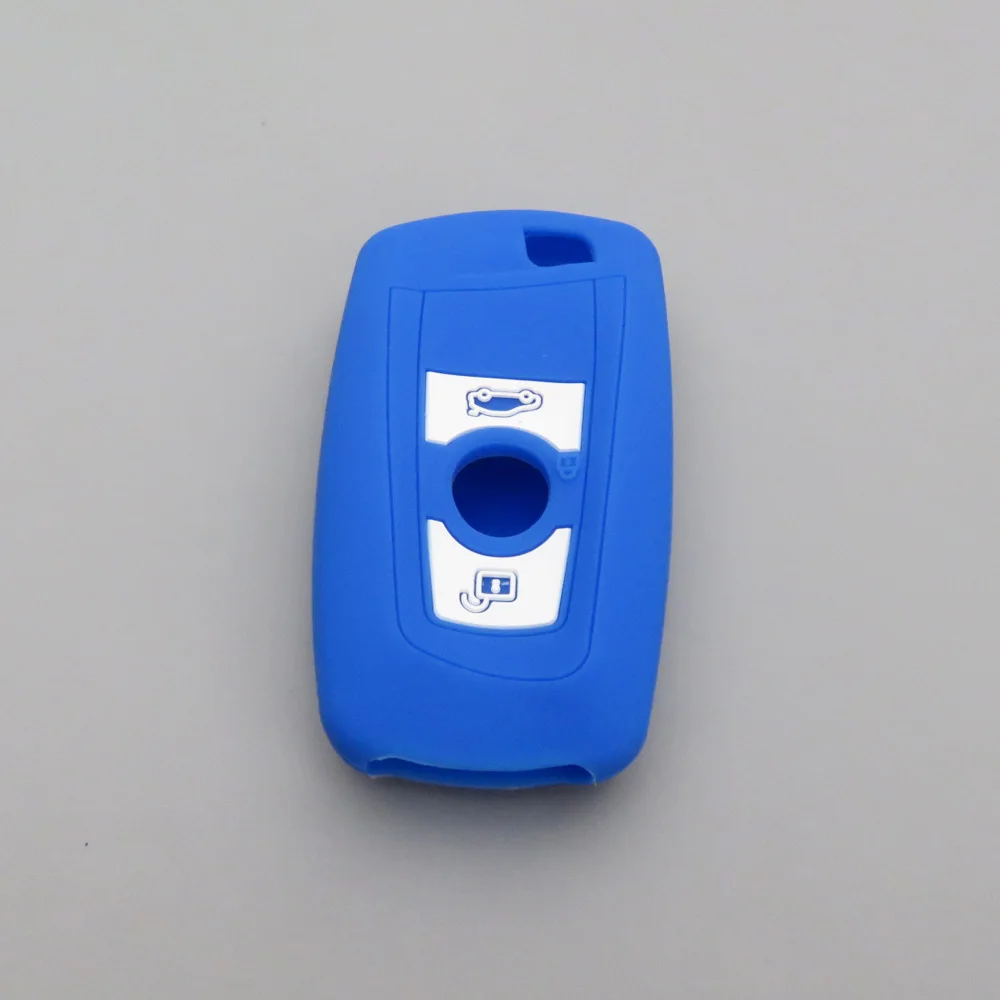 Xinyuexin силиконовый чехол для автомобильного ключа BMW 5 7 серии Smart Remote Car Key Jacket Wallet