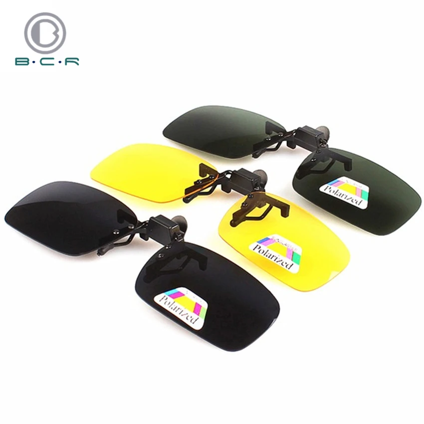 

Polarized Clip Night Vision Glasses for Bicycles Box Anti-UV Cycling Clip on Glasses Men Women Cycling Goggles Sport Sunglasses