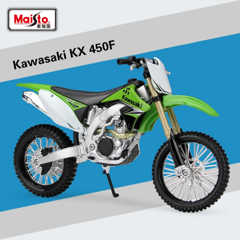 Maisto 1/12 масштаб kawasaki KX 450F мотоцикл гонки литья под давлением Мотокросс сплав металлический мотоцикл модель ручной работы игрушки для детей подарки на день рождения