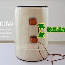 220 V металлический барабан нагреватель с термостатом, большой пенопластовая изоляция силиконовый подогреватель барабанчика Регулируемый термостат 6000 W, H880* L1, 780 мм