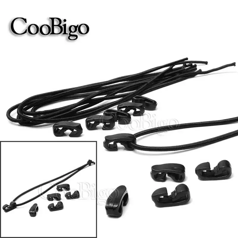 

1pcs Portable 19.5cm Elastic Rope Cord Hook Buckle Package Outdoor Backpack Fixed Webbing Wire Cable Bungee Ties Hook