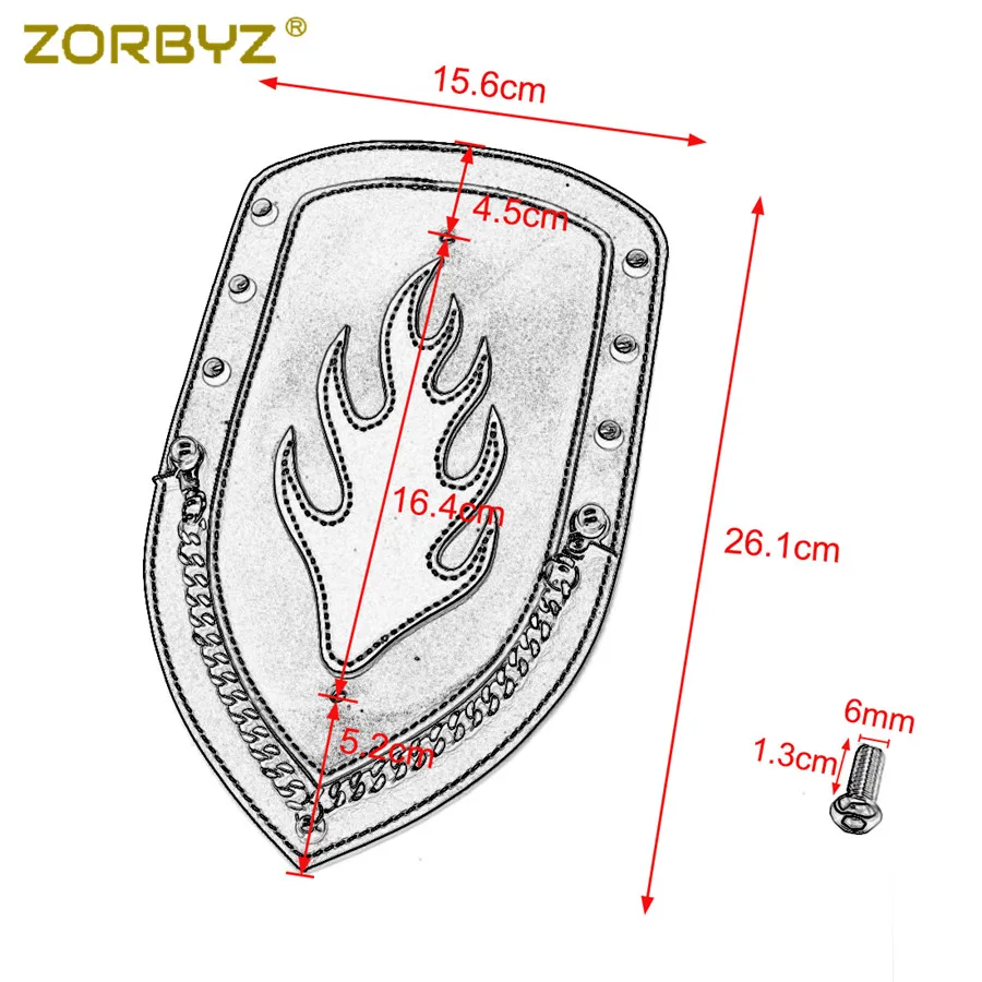 ZORBYZ Мотоцикл Пламя искусственная кожа простое заднее крыло для Harley Sportster XL Solo Seat на 2004