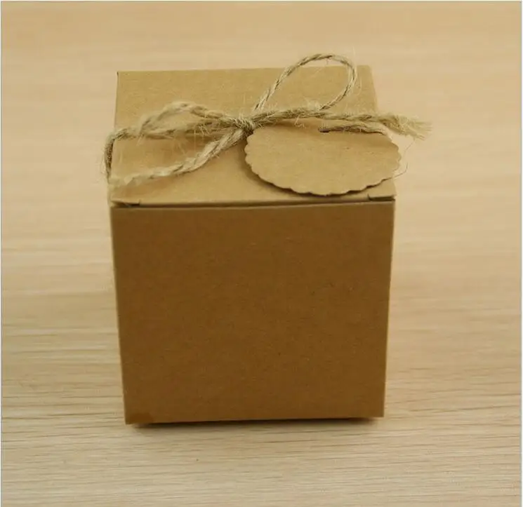 European-Style Wedding Sugar Bag Retro Kraft Paper Candy Box Carton Packaging Snack Box Wedding Favor Party Supplies 1