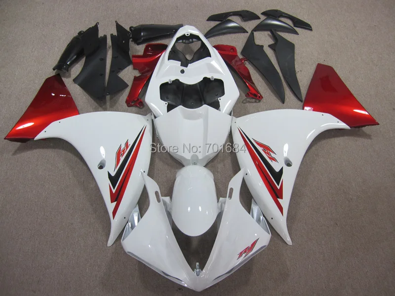 

Hot White UV Paint Bodywork Fairing ABS Injection Mold For Yamaha YZF R1 2009-2011 (10) [CK1234]