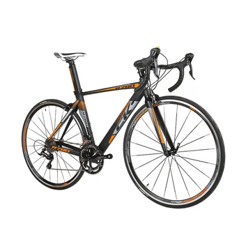 

RichBit Ultra Light Weight Road Race Bike 18 Speeds 9 Gears Cassette Carbon Fiber Fork Shimano 3500 700C*46/48cm Frame Road Bike