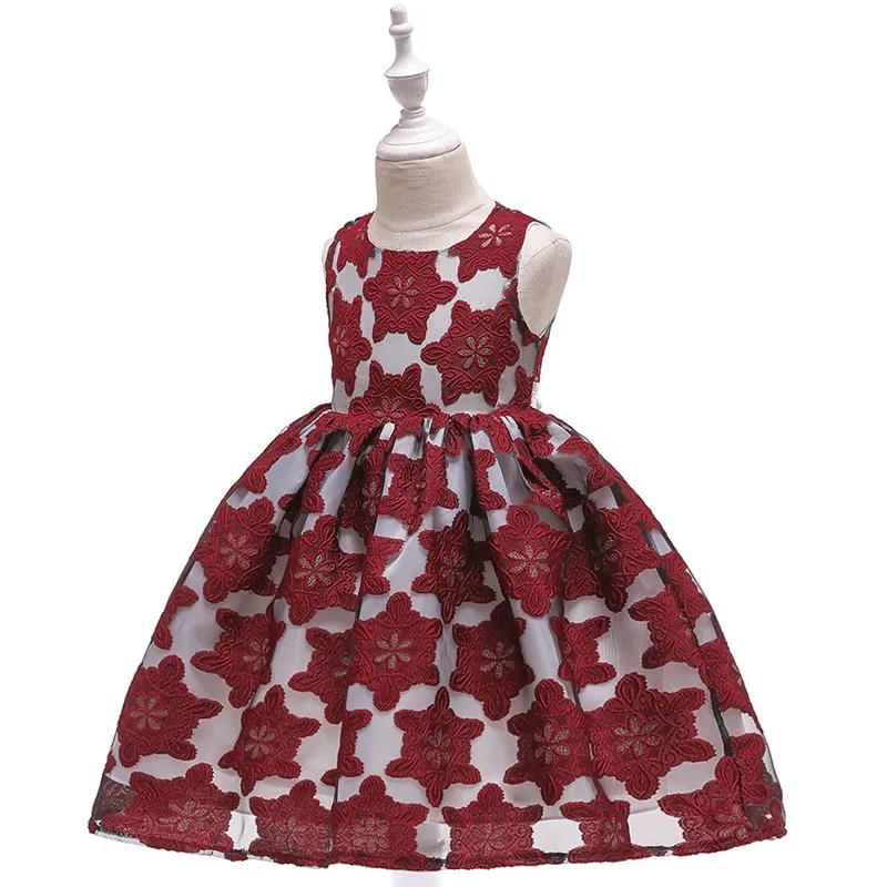 As Picture Elegante vestido de princesa para nignas y nignos vestidos de boda para nignas vestido de fiesta para nignas 3 4 5 6 7 8 9 10 de 12 - Цвет: As Picture