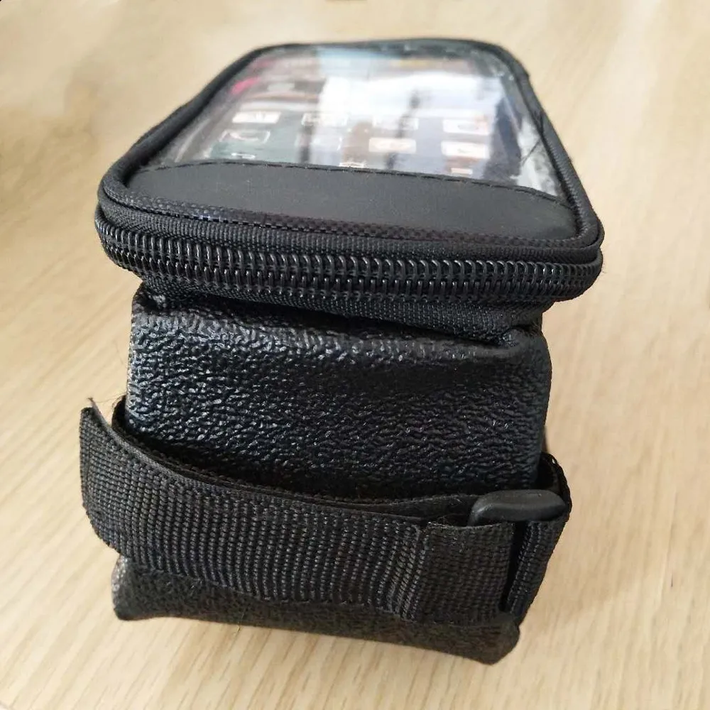 Discount Mountain Bike Bag Rainproof Waterproof Mtb Front Bag Mobile Phone Case Bicycle Top Tube Bag Cycling Accessories #0611 9