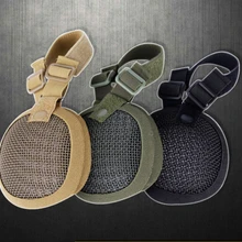 Новая военная уличная тактический Пейнтбол Аксессуары стальная сетка защита ушей страйкбол наружная стрельба венгание маска туристическая