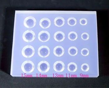 

Porcelain necklace bracelet gem drop mold transparent Epoxy Resin Jewelry Pendant Bracelet Making resin molds for jewelry