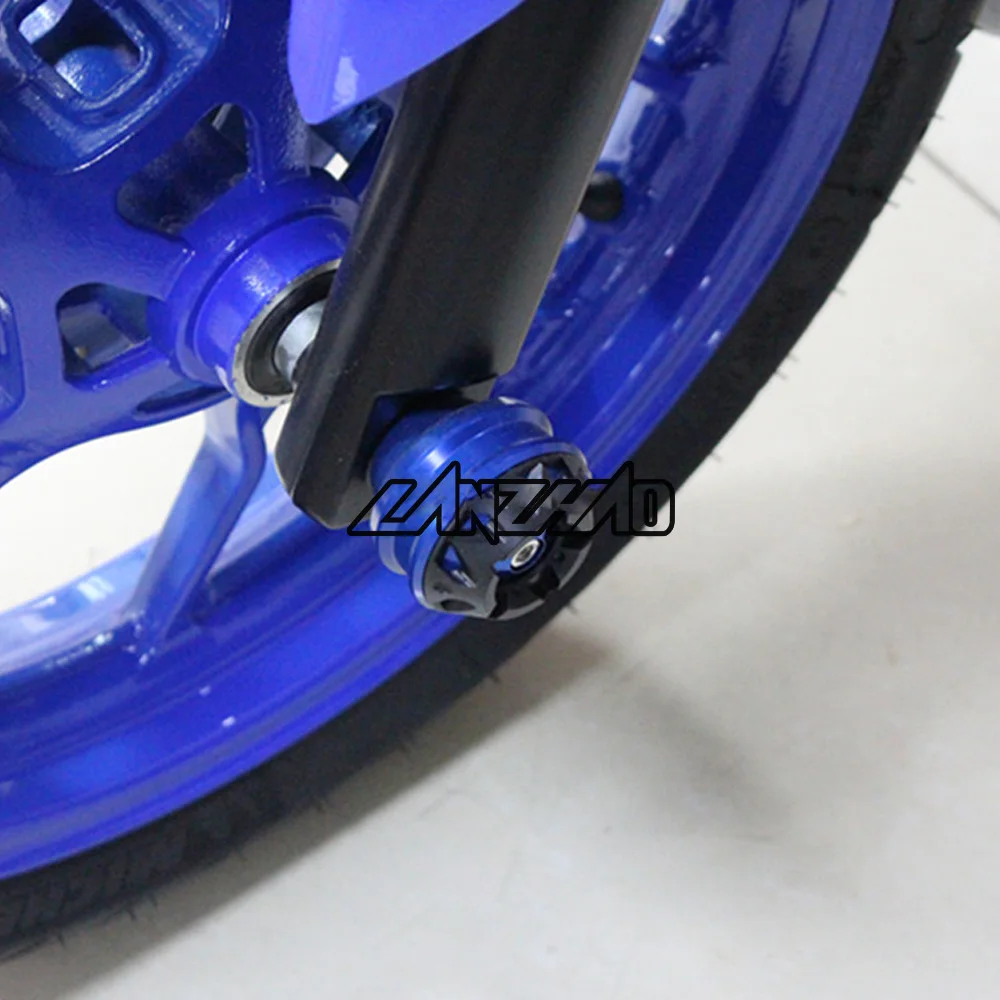 Пара мотоциклетные передние и задние колеса вилка рамка Ползунки Слайдеры для Yamaha MT09 FZ09 2013