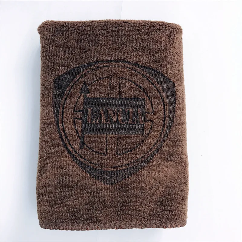 30*30 см Автомобильная наклейка моющее полотенце из микрофибры для автомобиля Очистка для Lancia