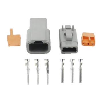 

DTM06-3S/DTM04-3P Connectors 3 Pin Automotive male female connector Waterproof plug Sheath with terminal car part