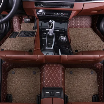 

SUNNY FOX Car floor mats for Volkswagen Beetle CC Eos Golf Jetta Tiguan Touareg sharan 5D car-styling carpet floor liner