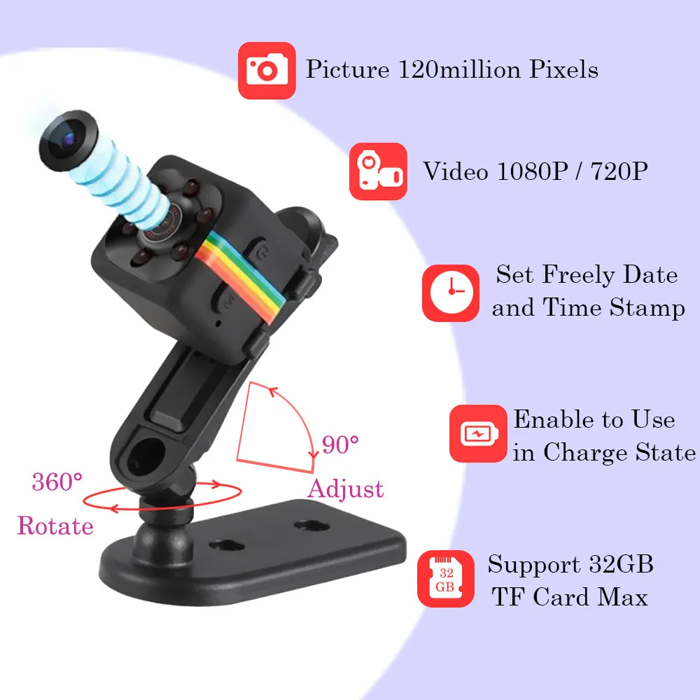 sq6 mini surveillance camera