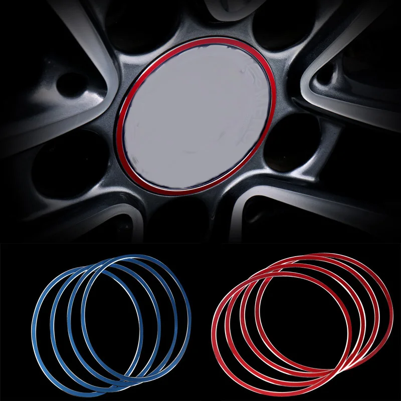 4pcs/set car wheel hub ring sticker for Mercedes Benz w117 cla45 w205 c63 w212 e63 w207 w176 a45 x156 gla45 AMG Styling | Автомобили и
