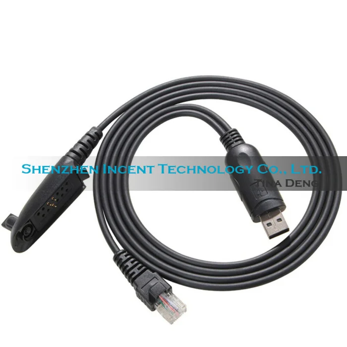 VOIONAIR USB 2in1 Programming Cable for Motorola Radio GP328 HT1250 PRO7150 GM300 GM340 GM950 PRO5100 air tube throat vibration mic headset z tactical u 94 a u94 ptt for motorola gp328 gp338 gp380 gp680 ptx700 pro5150 radio