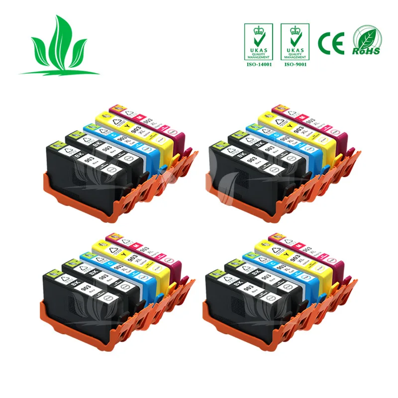 

20pcs 903Xl Compatible for HP 903 903 XL hp903 Ink Cartridge for HP903 for Officejet Pro 6975 6950 6960 6970 Printer