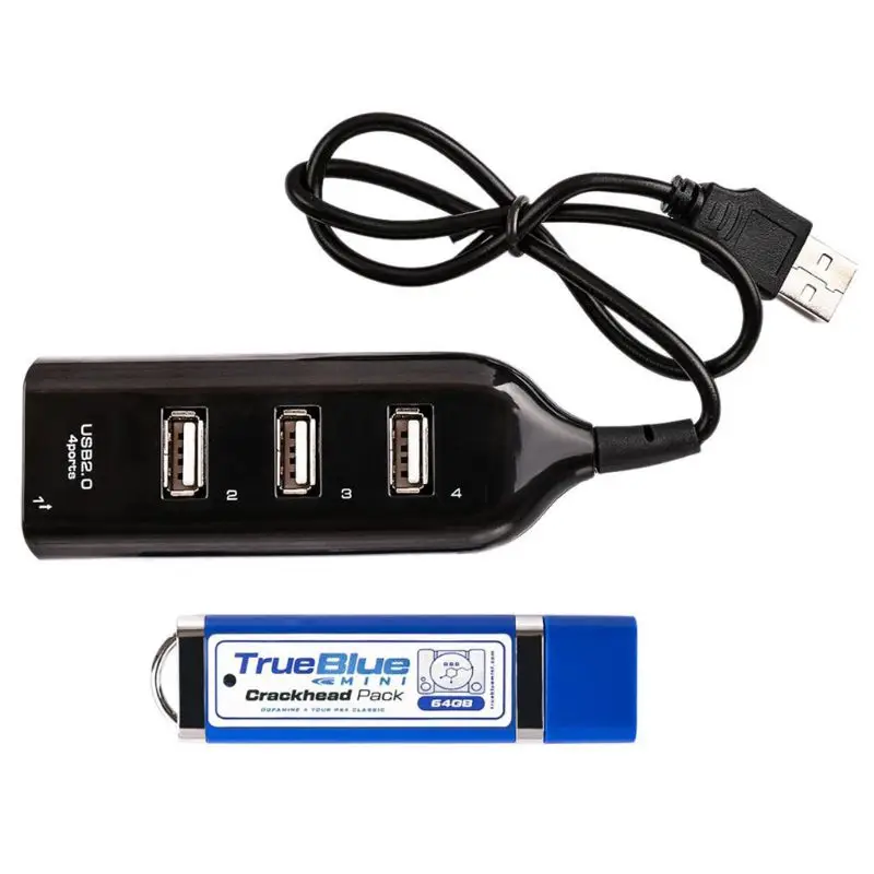  32GB True Blue Mini Crackhead Meth Pack Game Enhancer for PlayStation Classic Games & Accessories 1