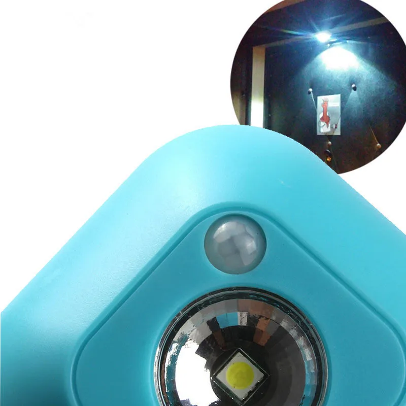 mi motion activated night light 2 Mini LED Wireless Night Light Infrared Motion Activated Sensor Lights Battery Powered Wall Emergency Wardrobe Cabinet Night Lamp cat night light