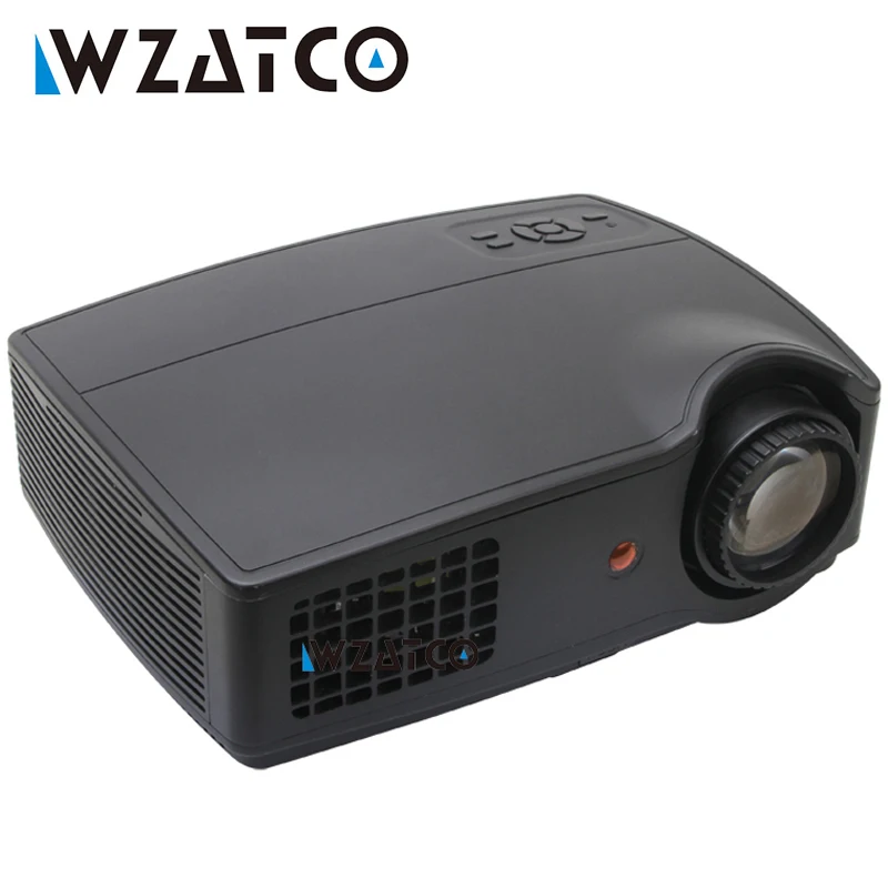 Android WIFI Portable LED HD Projector 4500lumens Support Full HD 1080p Video 3D LED Home HDMI Projectors lcd Beamer Proyector