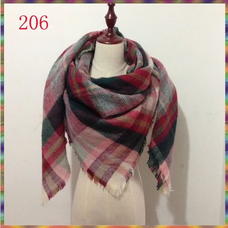 Зимний квадратный шарф люксовый бренд дешевая цена шарфы и палантины 200 цветов 140x140 см - Цвет: as photo