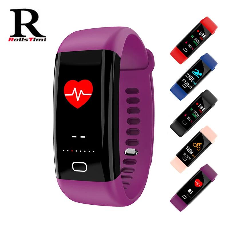 

Smart Watch RollsTimi USB charge Blood Pressure Sport Men Wristwatch WearableDevices android IOS bluetooth Digital Watch For men