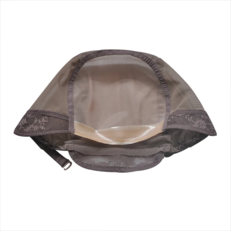 

Mono Net Lace Wig Cap For Making Wigs Weaving Cap With Adjustable Strap Front Ultra Skin System Edge Stretch Fishnet Mesh