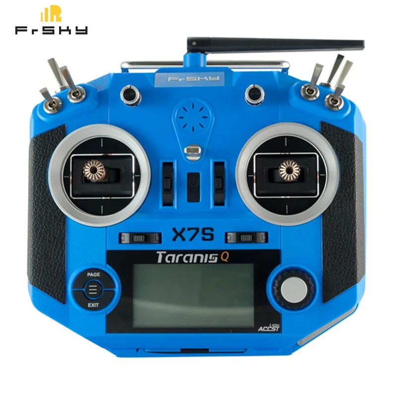 

Frsky 2.4G 16CH ACCST Taranis Q X7S Transmitter TX Mode 2 M7 Gimbal Wireless Trainer Free Link App Bag for RC Models