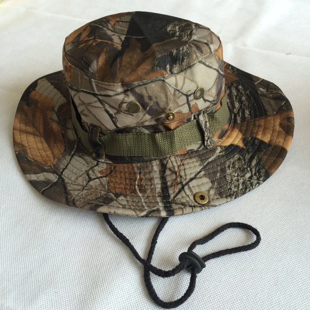 Four Style Military Camouflage Bucket Hats Jungle Camo Fisherman Hat