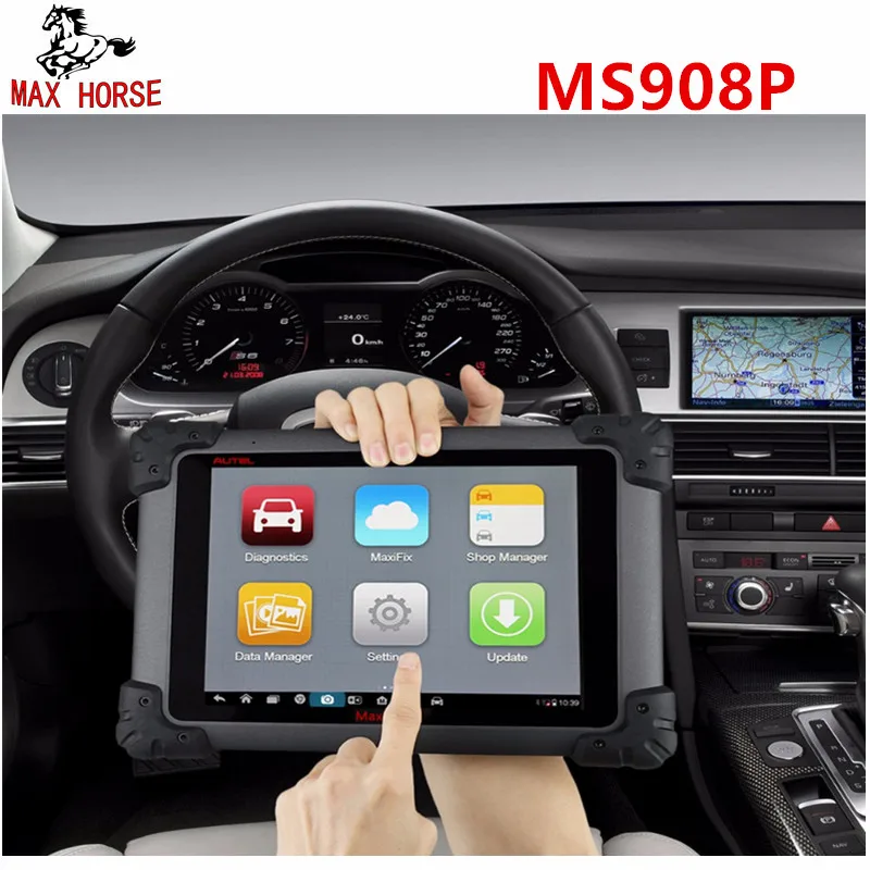 

Hot Sale Autel MaxiSYS Pro MS908P ECU Programming Scanner with J2534 MS908 P OBDII/ 2 Diagnostic Tool by wifi Bluetooth