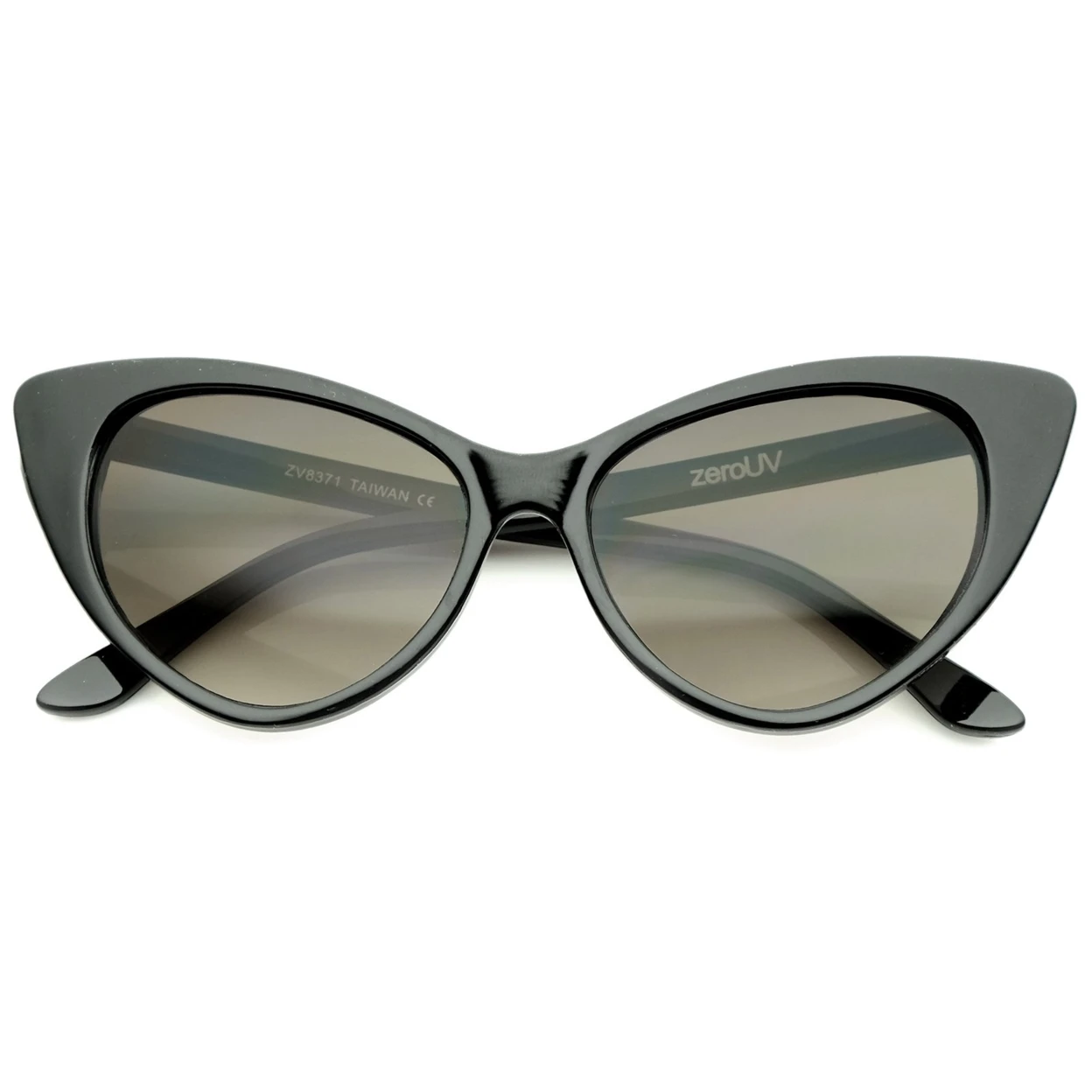 Women's Retro Oversized High Point Cat Eye Sunglasses 55mm
