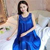 Maxi tamaño 4XL señoras sin mangas ropa de dormir de camisones 2022 verano mujer Sexy de encaje de Sleepdress Sleepshirts imprimir camisón ► Foto 3/6