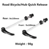 OG-EVKIN QR-001 One Pair Bike Quick Release Front 9*100mm/Rear 9*130mm Aluminium Alloy Bicycle Cycling QR For Road Bicycle Hub ► Photo 2/4