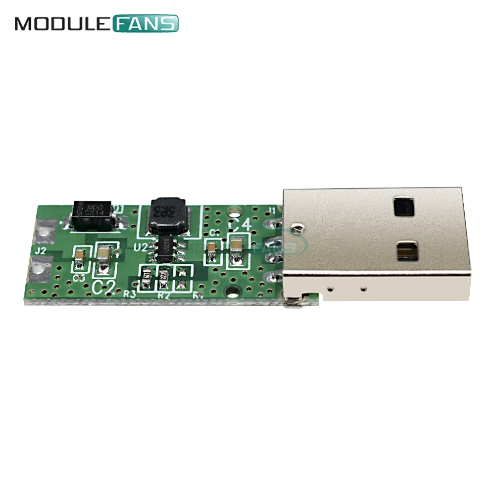 Повышающий преобразователь DC 5 В до 12 в USB модуль источника питания Вт плата
