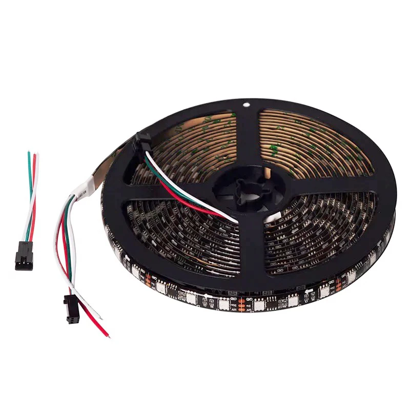 WS2811 5050 SMD RGB полоса Адресуемая 30/48/60 светодиодов/м Светодиодные пиксели внешний 1 Ic