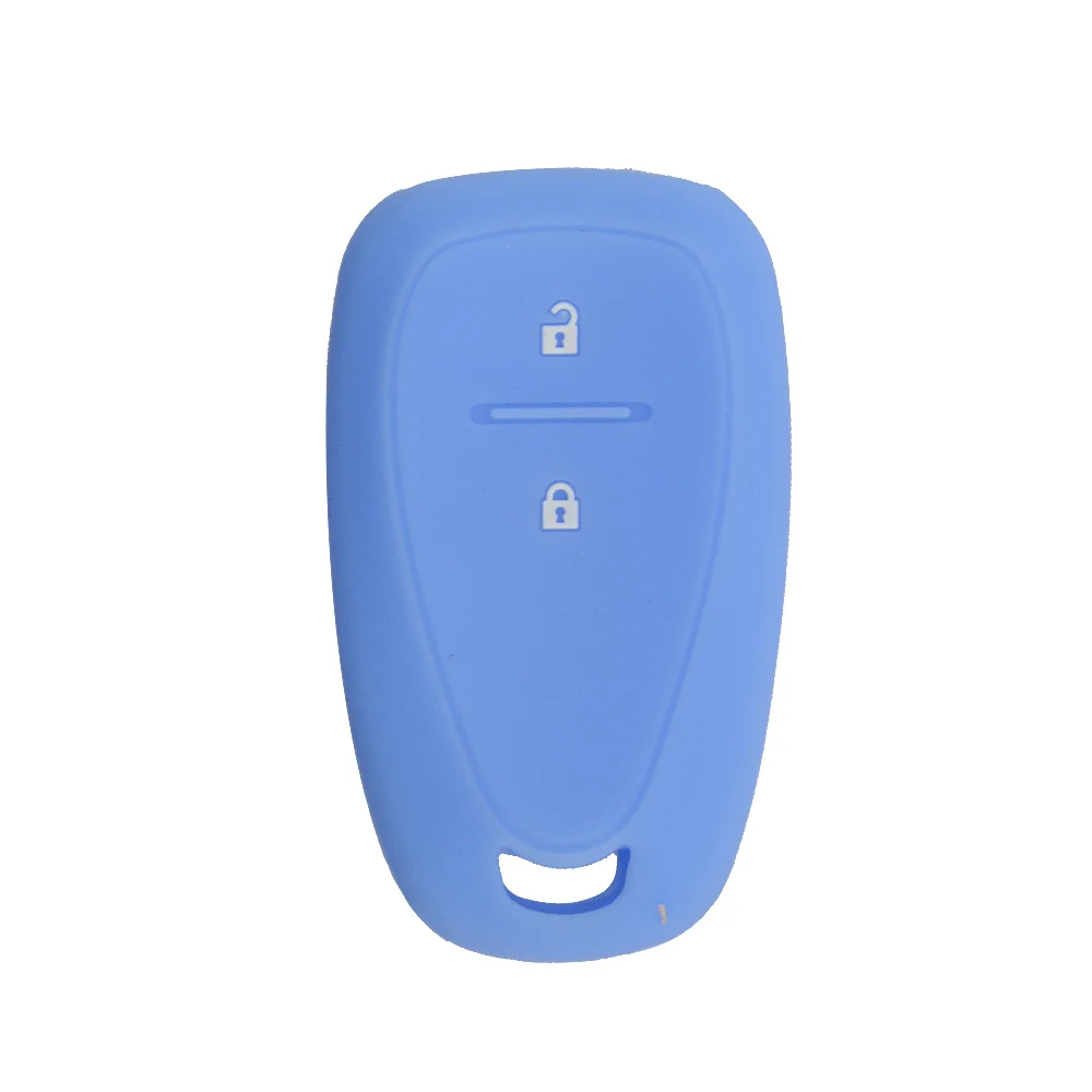 2 buttons silicone car key case for CHEVROLET 6