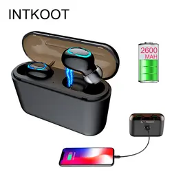 Беспроводные bluetooth наушники TWS водонепроницаемые спортивные Игровые наушники в ухо наушники с микрофоном для мобильного телефона Intkoot
