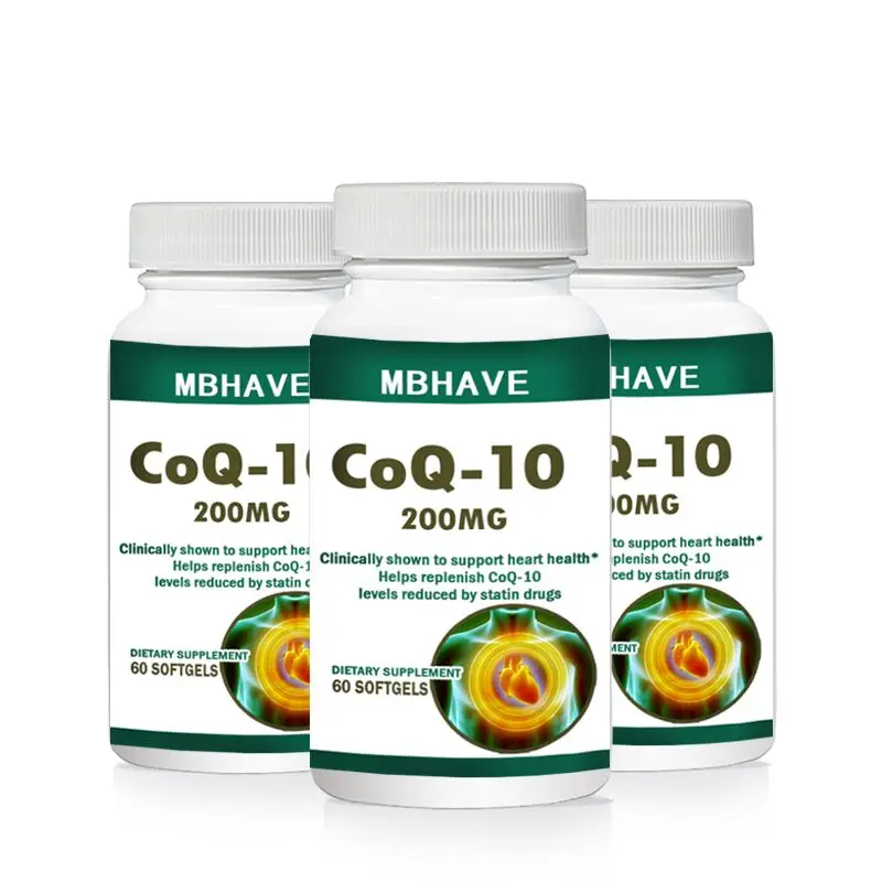 NEW 2017 FREE SHIPPING 3 bottles CoQ10 Coenzyme Q10 A total of 180 CAPS