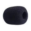 Wholesale 10pcs Mini Black Microphone Headset Windscreen Sponge Foam Mic Cover Protector 32976857036
