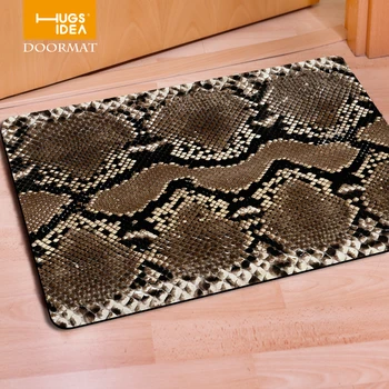 

New Arrival Non-Slip Snake Skin Serpentine Snakes Mat for House Door Mats Slip-Resistant Living Room Bedroom Rugs And Carpets