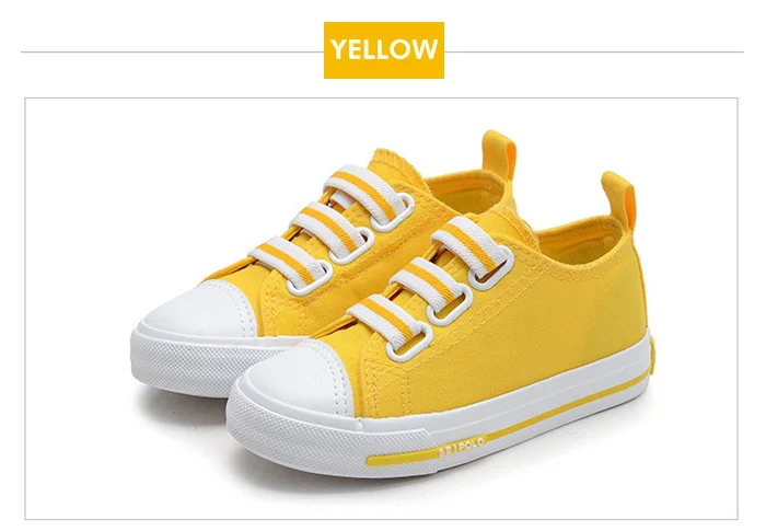 New 5 Colors Canvas Children Shoes Solid Elastic Band Kids Sneakers 2017 Casual Rubber Board Green Black Boys Shoe Girls Sneaker 552 (8)