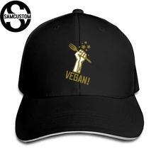 SAMCUSTOM Всесезонная универсальная Повседневная Кепка летний капюшон креативный Hail Seitan Go Vegan 3D печать козырьки сэндвич Кепка