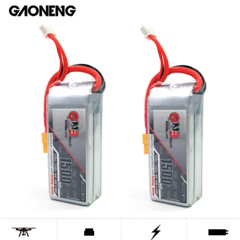 

2PCS Gaoneng GNB 14.8V 1500mAh 4S 120C/240C Lipo Battery for RC Multirotor FPV Racing Drone Quadcopter Airplane