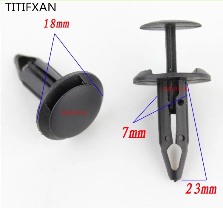 TITIFXAN 100pcs The net trim panels bumper fender fender liner clips